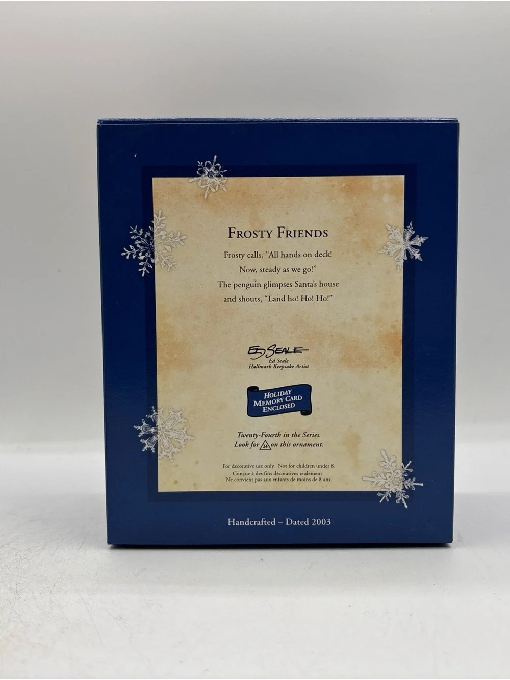 Hallmark Keepsake Ornament 2003 Vintage Frosty Friends 24th In The Frosty Series